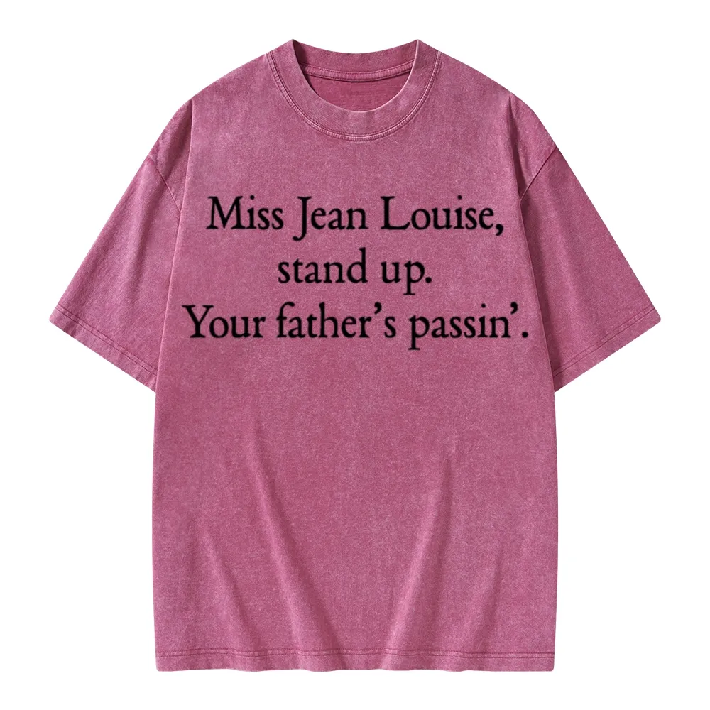 Pagewings Miss Jean Louise Stand Up Unisex Washed T-shirt