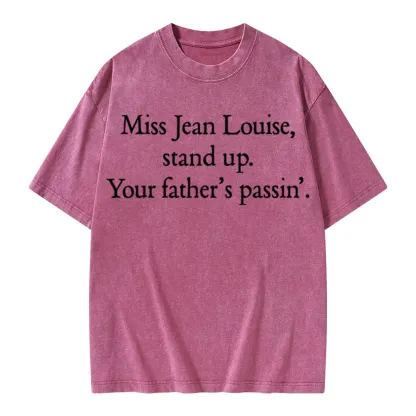 Pagewings Miss Jean Louise Stand Up Unisex Washed T-shirt