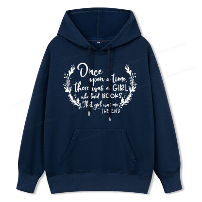 Pagewings There Was A Girl Who Loved Books Unisex Classic Hoodie