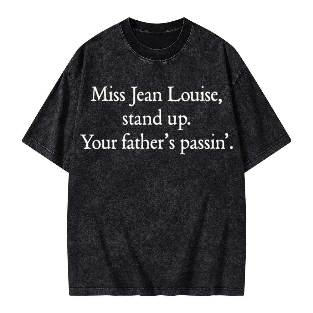 Pagewings Miss Jean Louise Stand Up Unisex Washed T-shirt