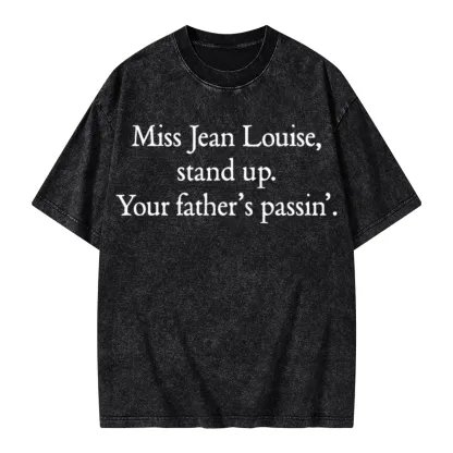 Pagewings Miss Jean Louise Stand Up Unisex Washed T-shirt