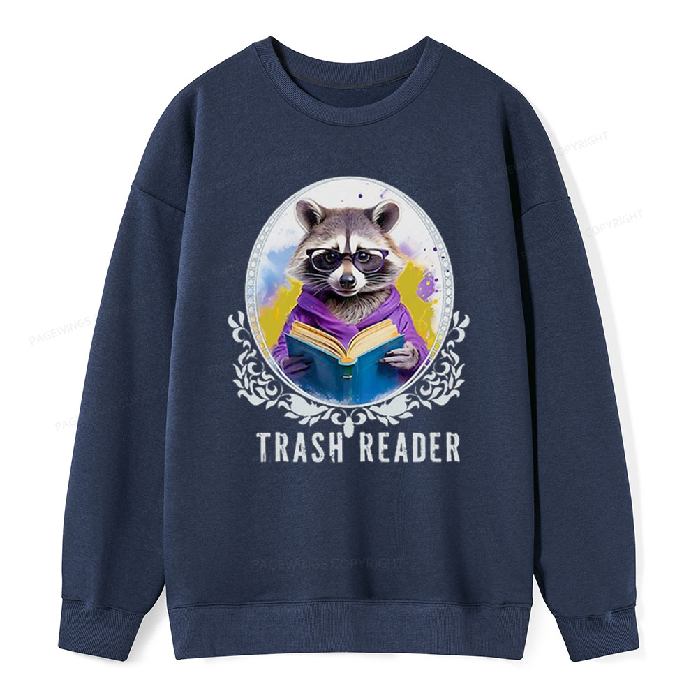 Pagewings Trash Reader Unisex Classic Sweatshirt