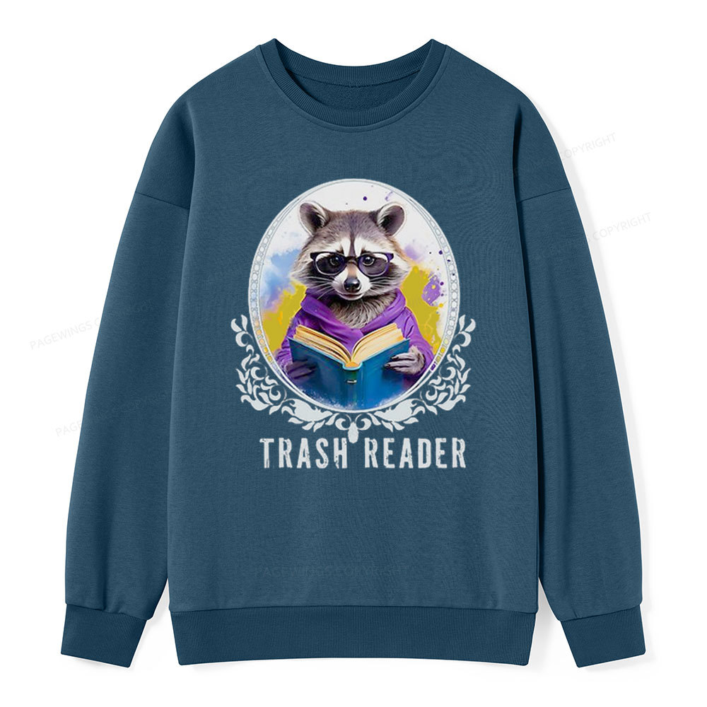 Pagewings Trash Reader Unisex Classic Sweatshirt