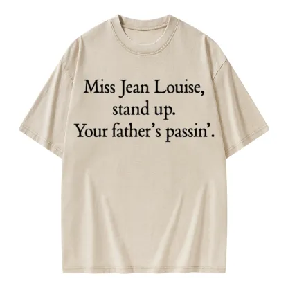 Pagewings Miss Jean Louise Stand Up Unisex Washed T-shirt