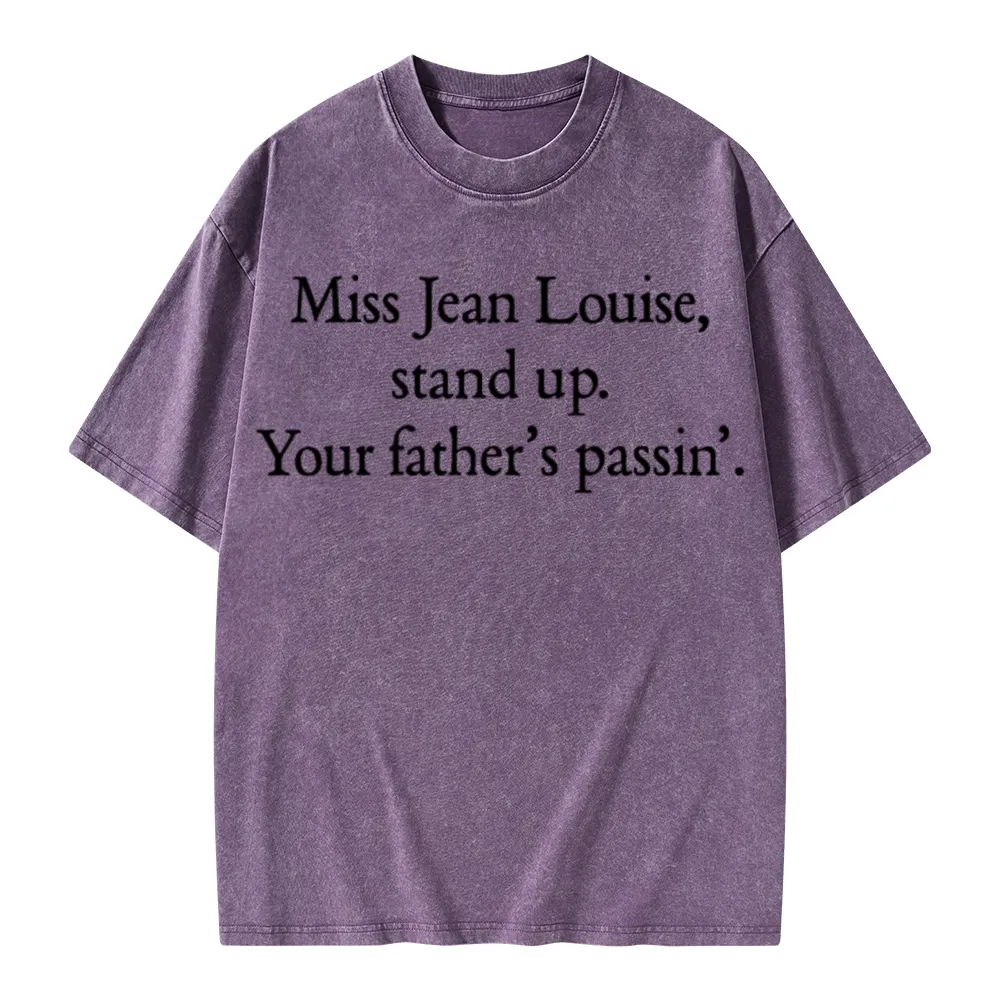 Pagewings Miss Jean Louise Stand Up Unisex Washed T-shirt