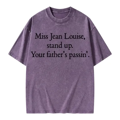 Pagewings Miss Jean Louise Stand Up Unisex Washed T-shirt