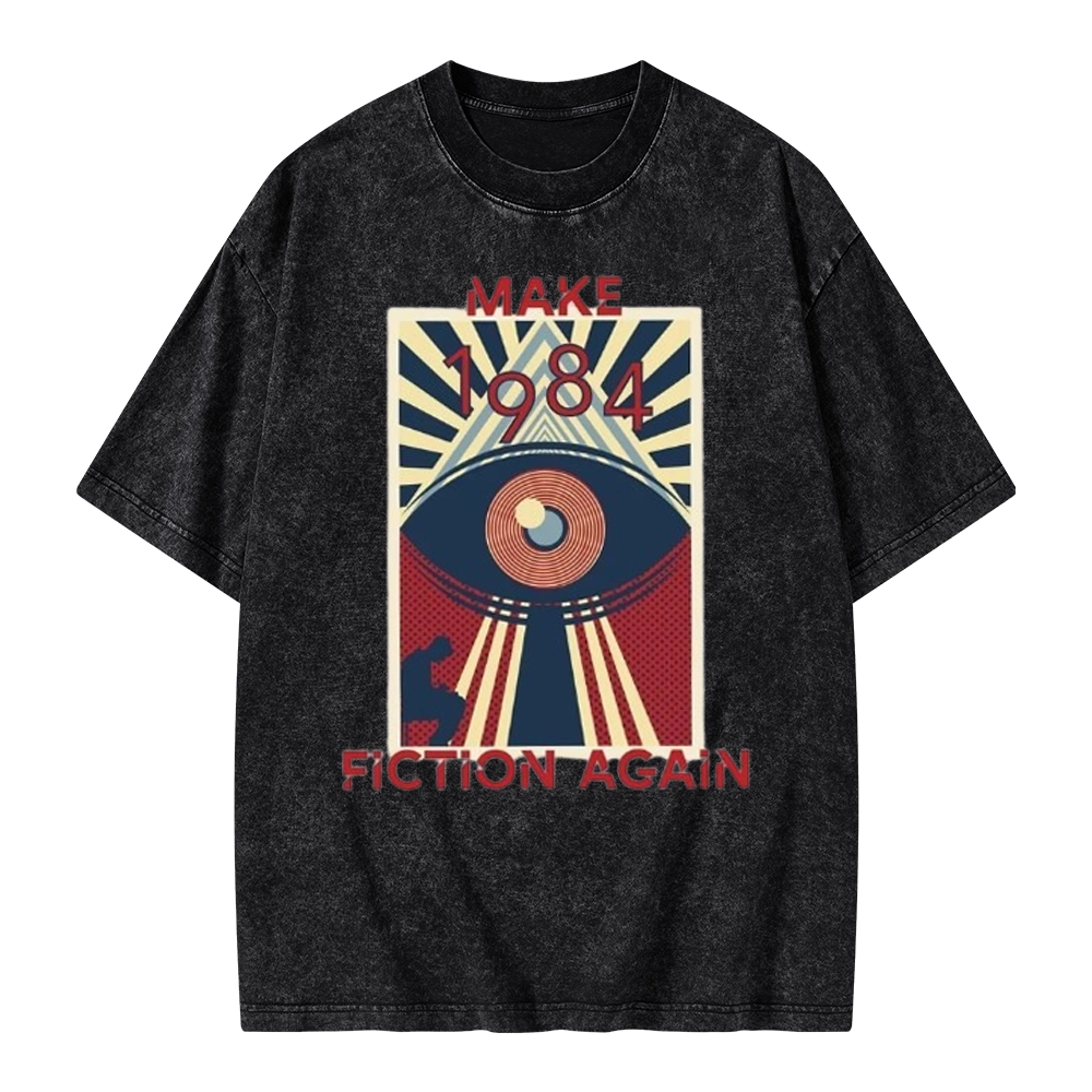 Pagewings Nineteen Eighty-Four Unisex Washed T-shirt
