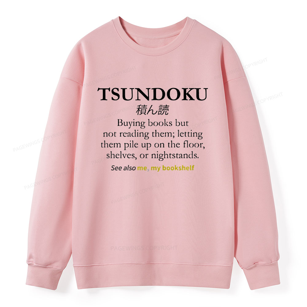 Pagewings Tsundoku Reader Unisex Classic Sweatshirt
