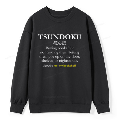 Pagewings Tsundoku Reader Unisex Classic Sweatshirt