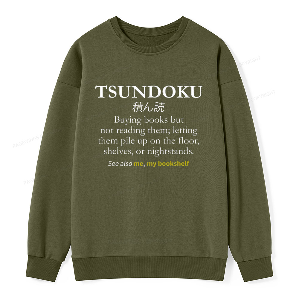 Pagewings Tsundoku Reader Unisex Classic Sweatshirt