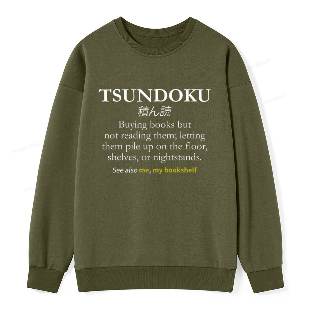 Pagewings Tsundoku Reader Unisex Classic Sweatshirt
