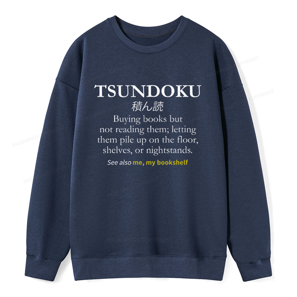 Pagewings Tsundoku Reader Unisex Classic Sweatshirt