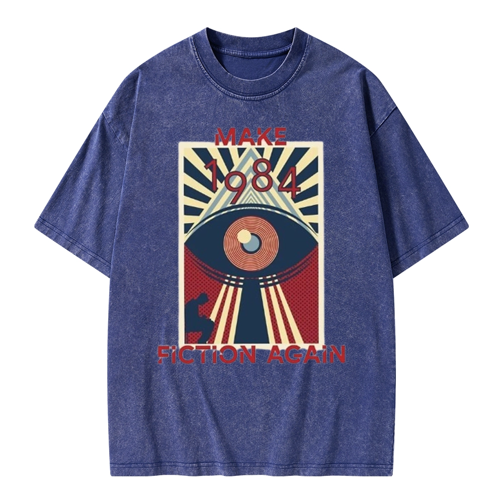 Pagewings Nineteen Eighty-Four Unisex Washed T-shirt