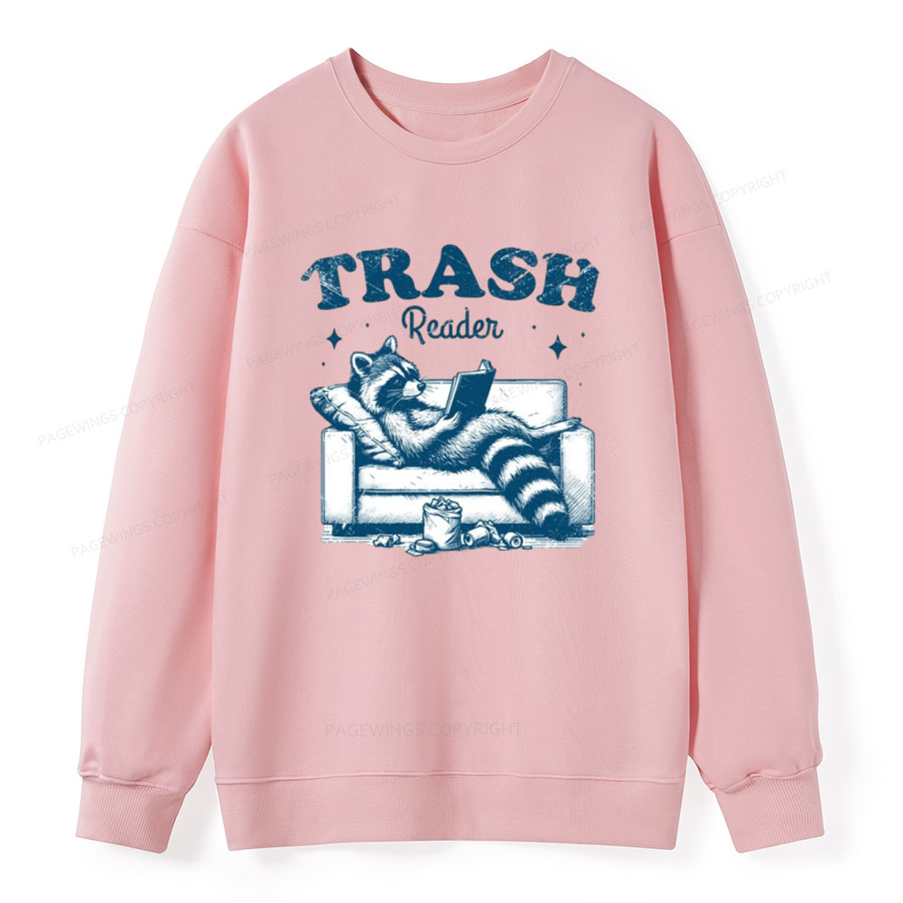 Pagewings Trash Reader Unisex Classic Sweatshirt