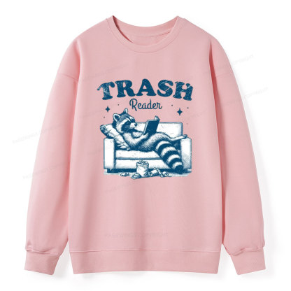 Pagewings Trash Reader Unisex Classic Sweatshirt