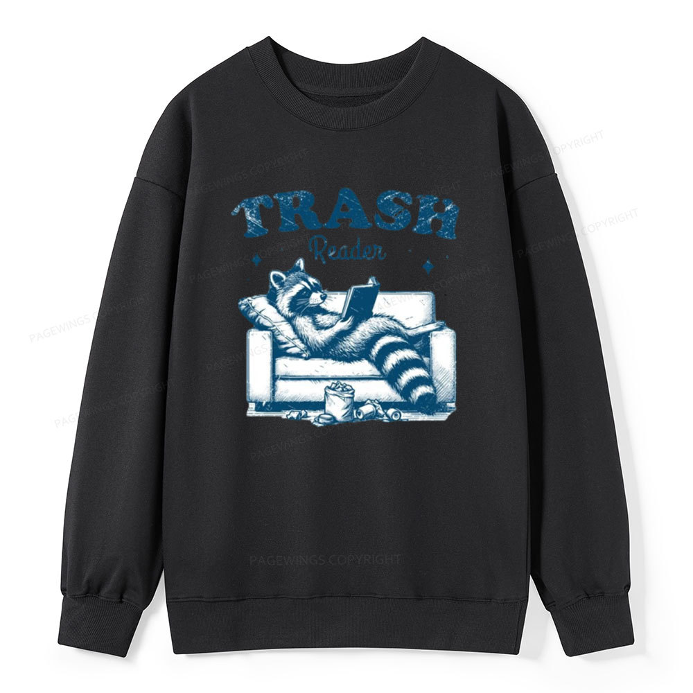 Pagewings Trash Reader Unisex Classic Sweatshirt