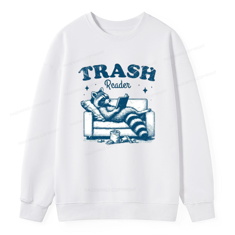 Pagewings Trash Reader Unisex Classic Sweatshirt