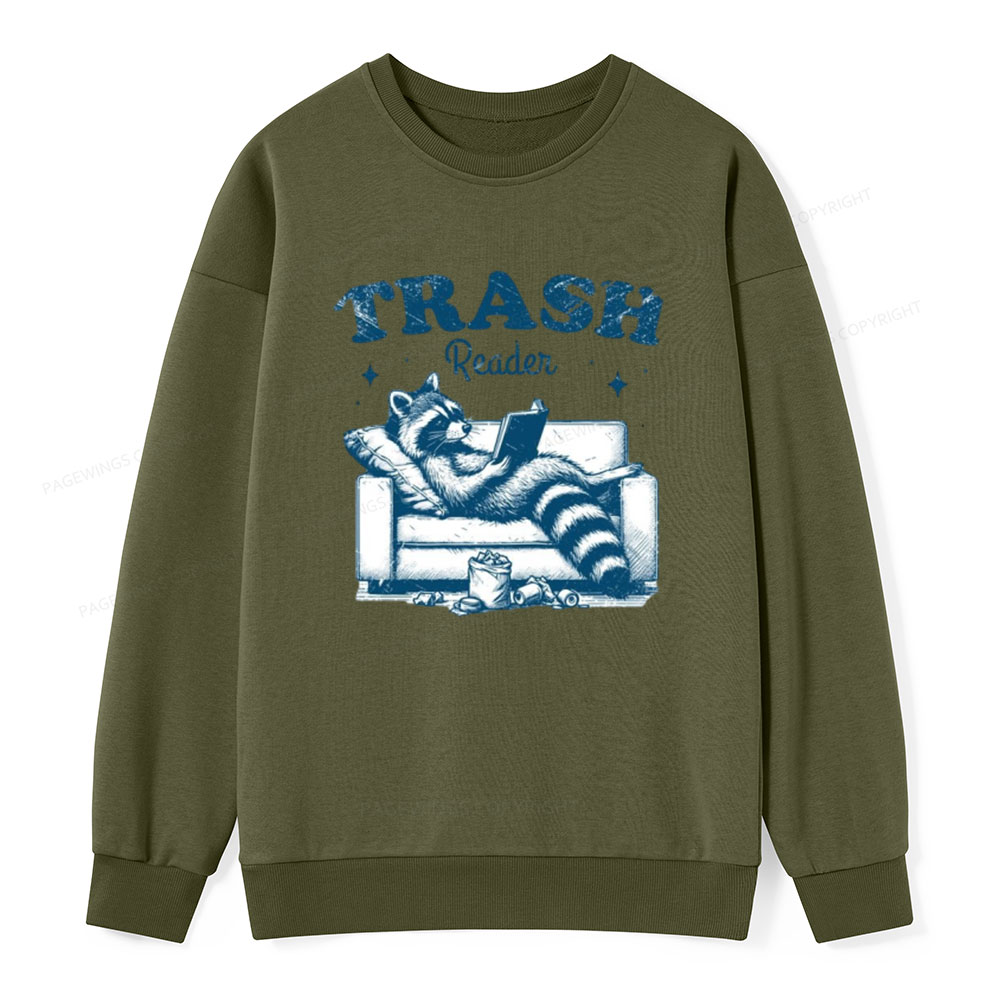 Pagewings Trash Reader Unisex Classic Sweatshirt