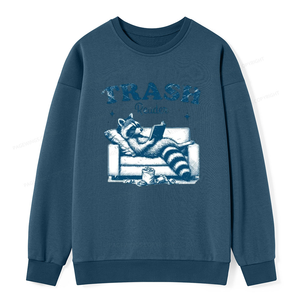 Pagewings Trash Reader Unisex Classic Sweatshirt