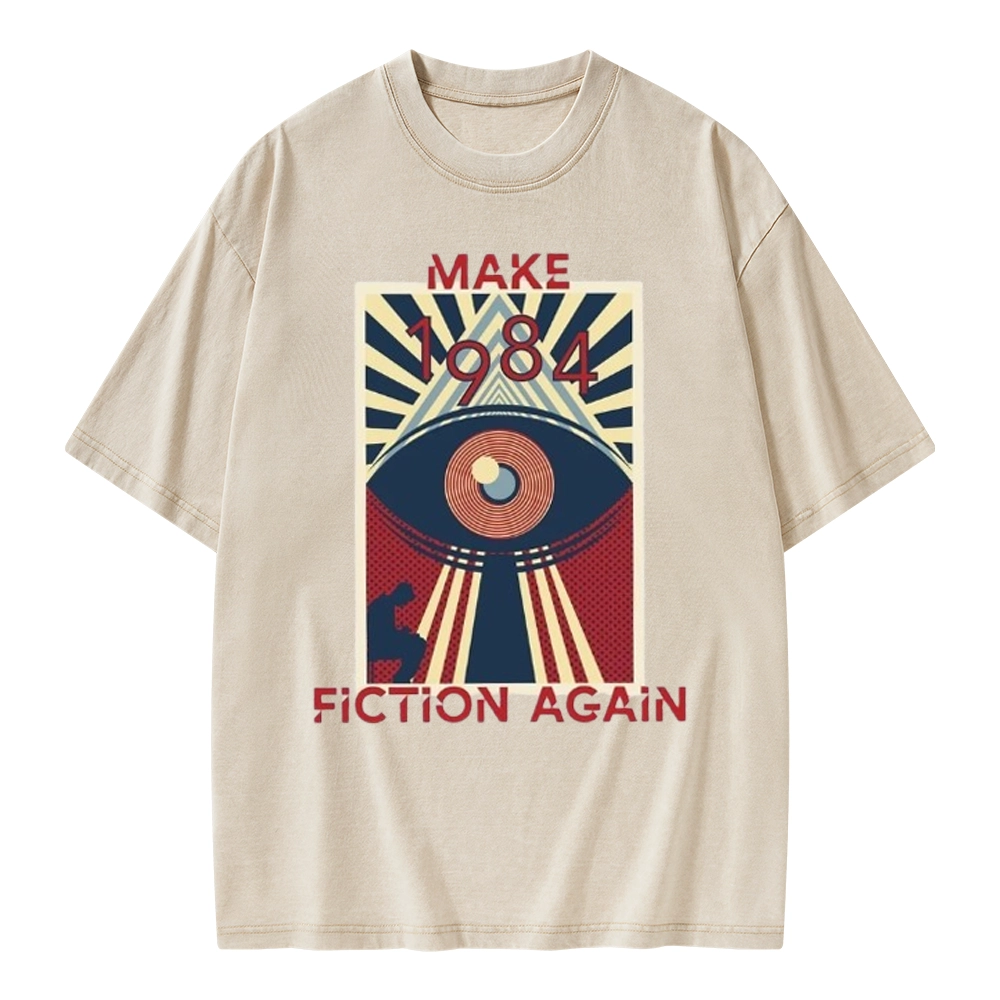 Pagewings Nineteen Eighty-Four Unisex Washed T-shirt