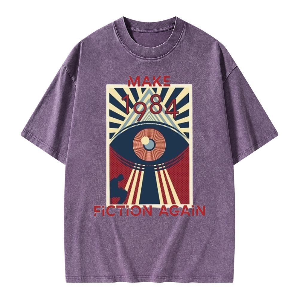 Pagewings Nineteen Eighty-Four Unisex Washed T-shirt