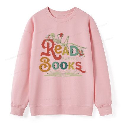 Pagewings Read Banned Books Unisex Classic Sweatshirt