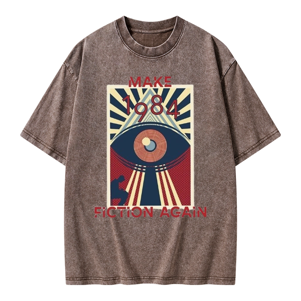 Pagewings Nineteen Eighty-Four Unisex Washed T-shirt