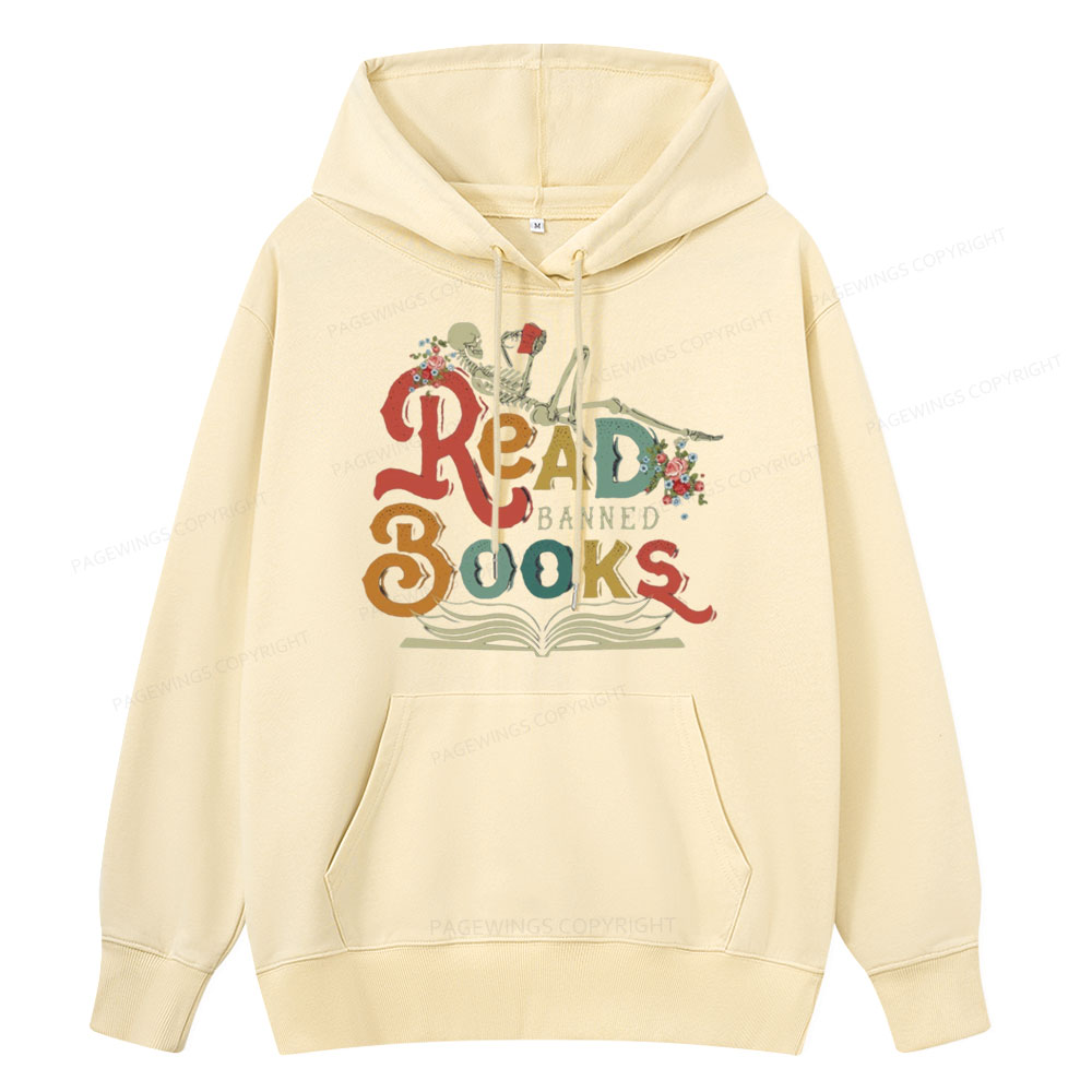 Pagewings Read Banned Books Unisex Classic Hoodie