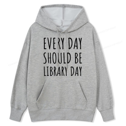 Pagewings Library Day Media Specialist Unisex Classic Hoodie