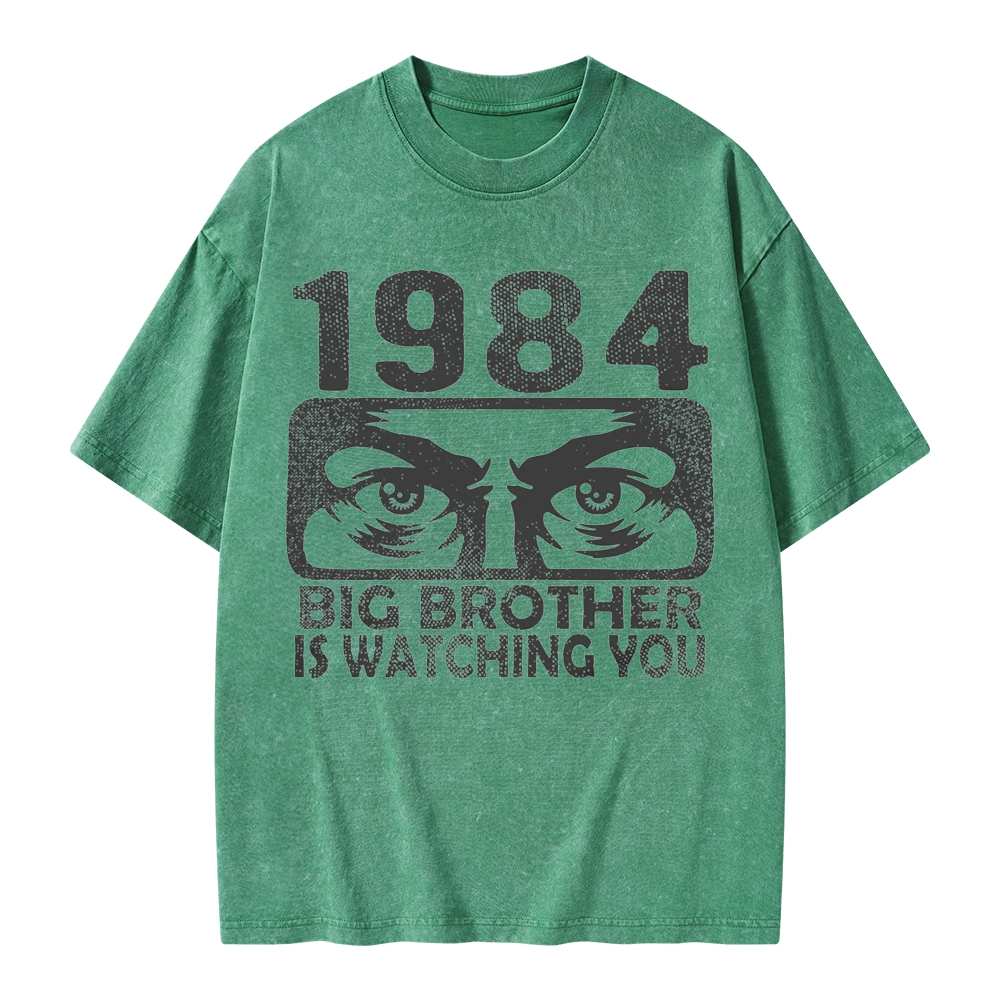 Pagewings Big Brother is Watching You Unisex Washed T-shirt