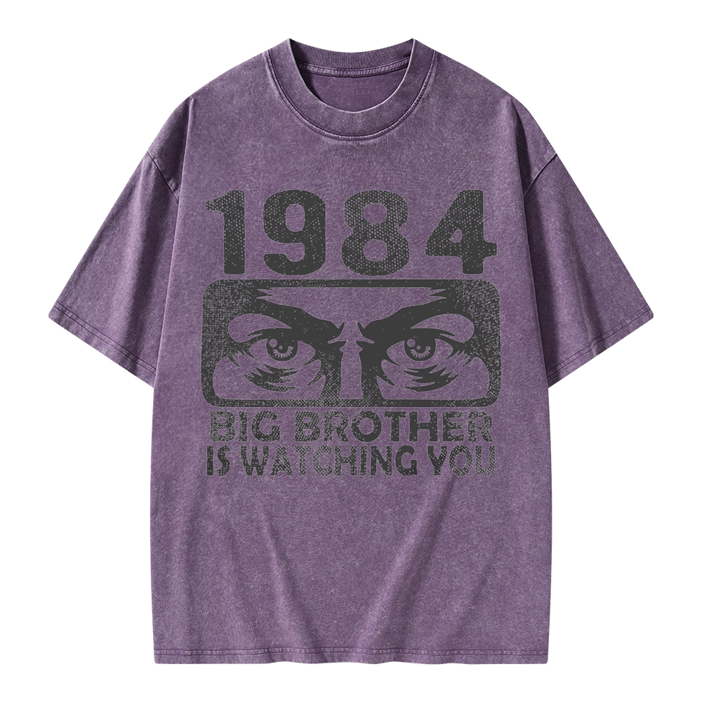 Pagewings Big Brother is Watching You Unisex Washed T-shirt