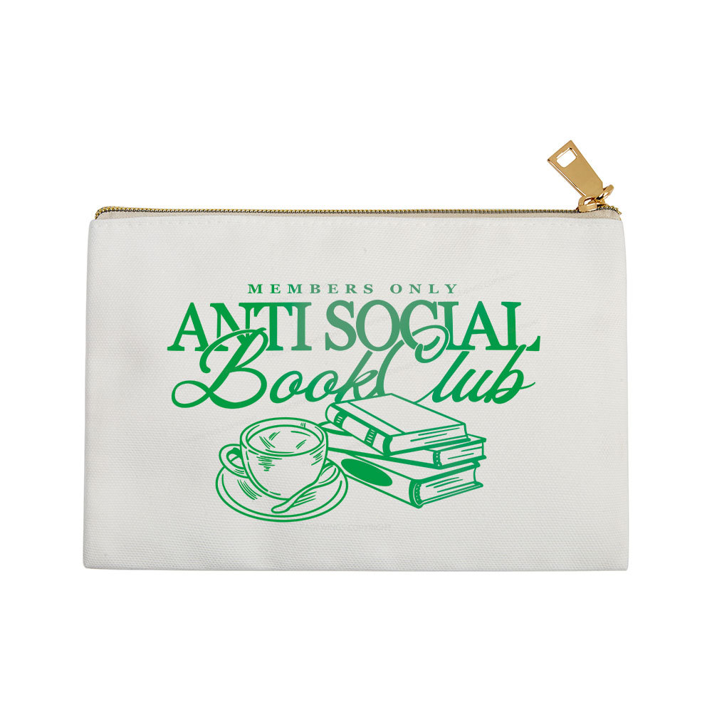 Pagewings Anti Social Book Club Pouch