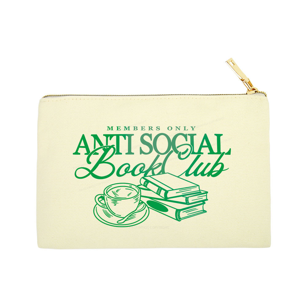 Pagewings Anti Social Book Club Pouch