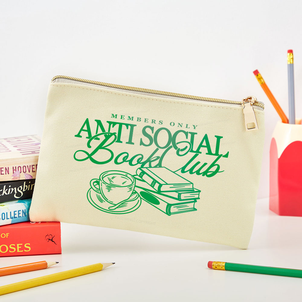 Pagewings Anti Social Book Club Pouch