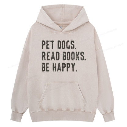 Pagewings Book Sweatshirt, Book Lover Gift Unisex Washed Hoodie