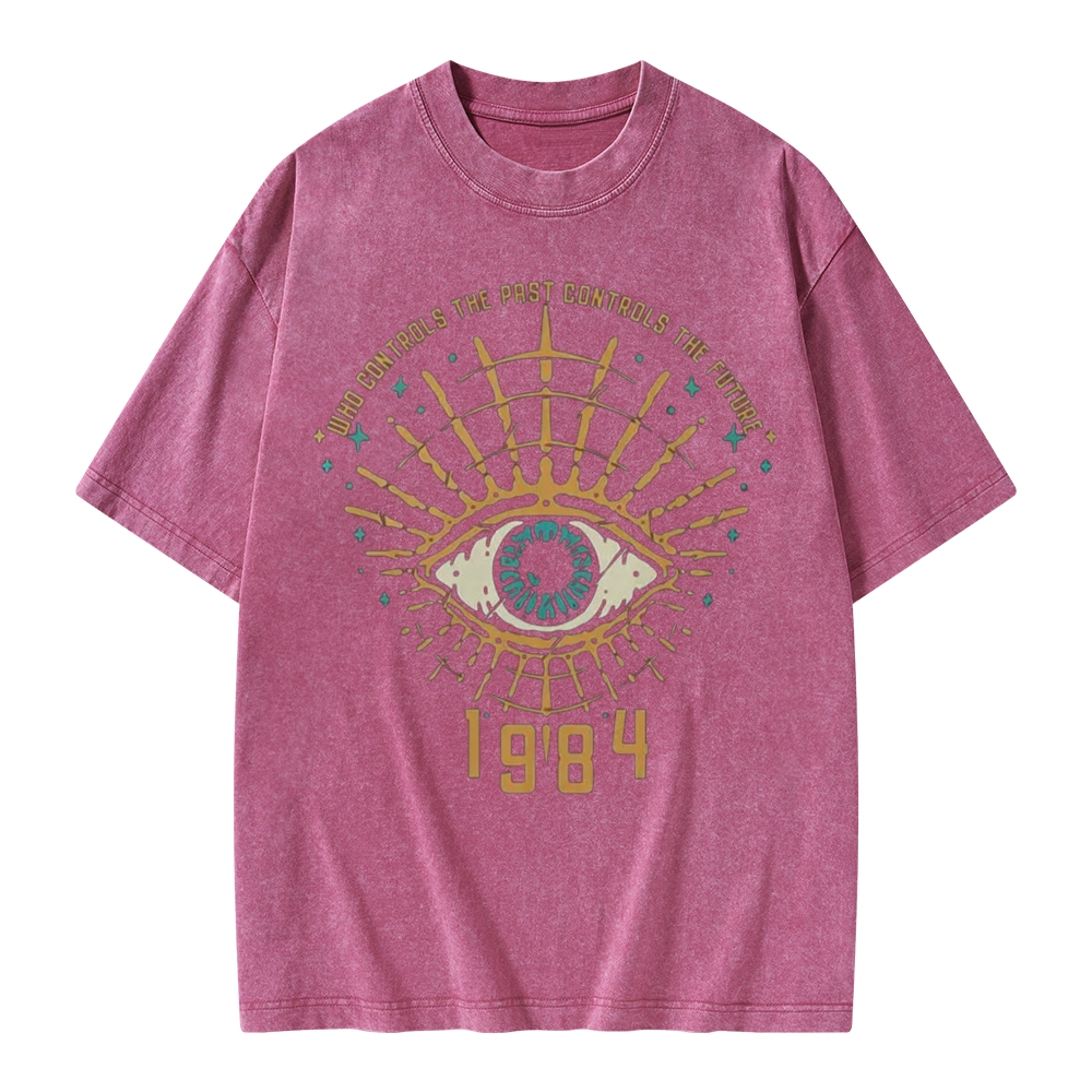 Pagewings George Orwell 1984 Unisex Washed T-shirt