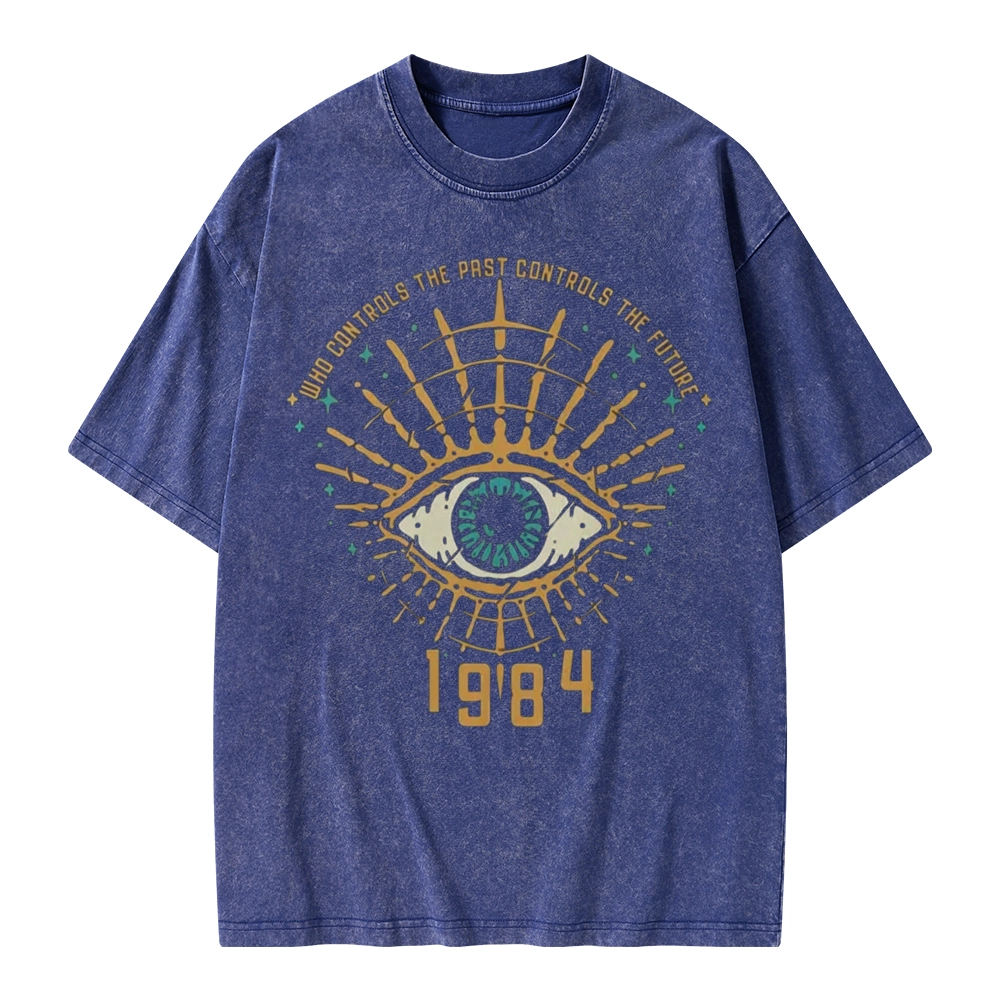 Pagewings George Orwell 1984 Unisex Washed T-shirt