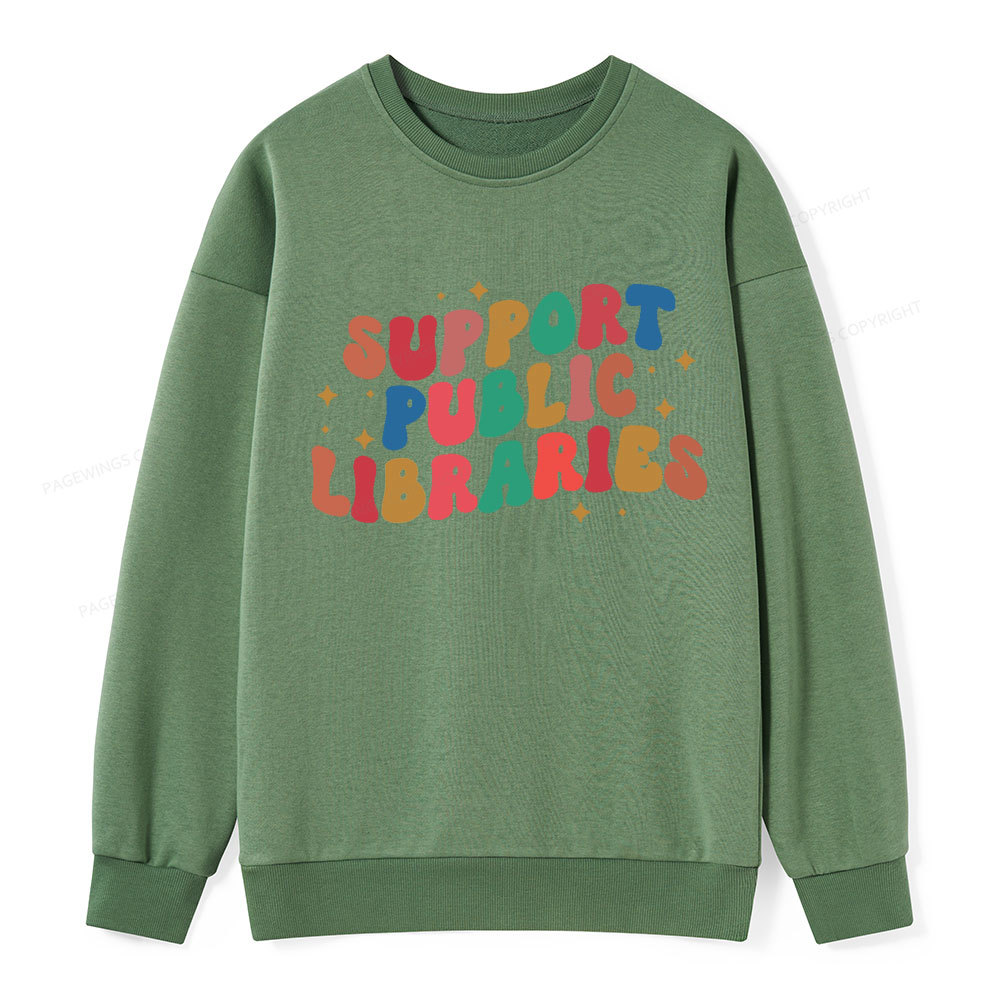 Pagewings Public Library Unisex Classic Sweatshirt
