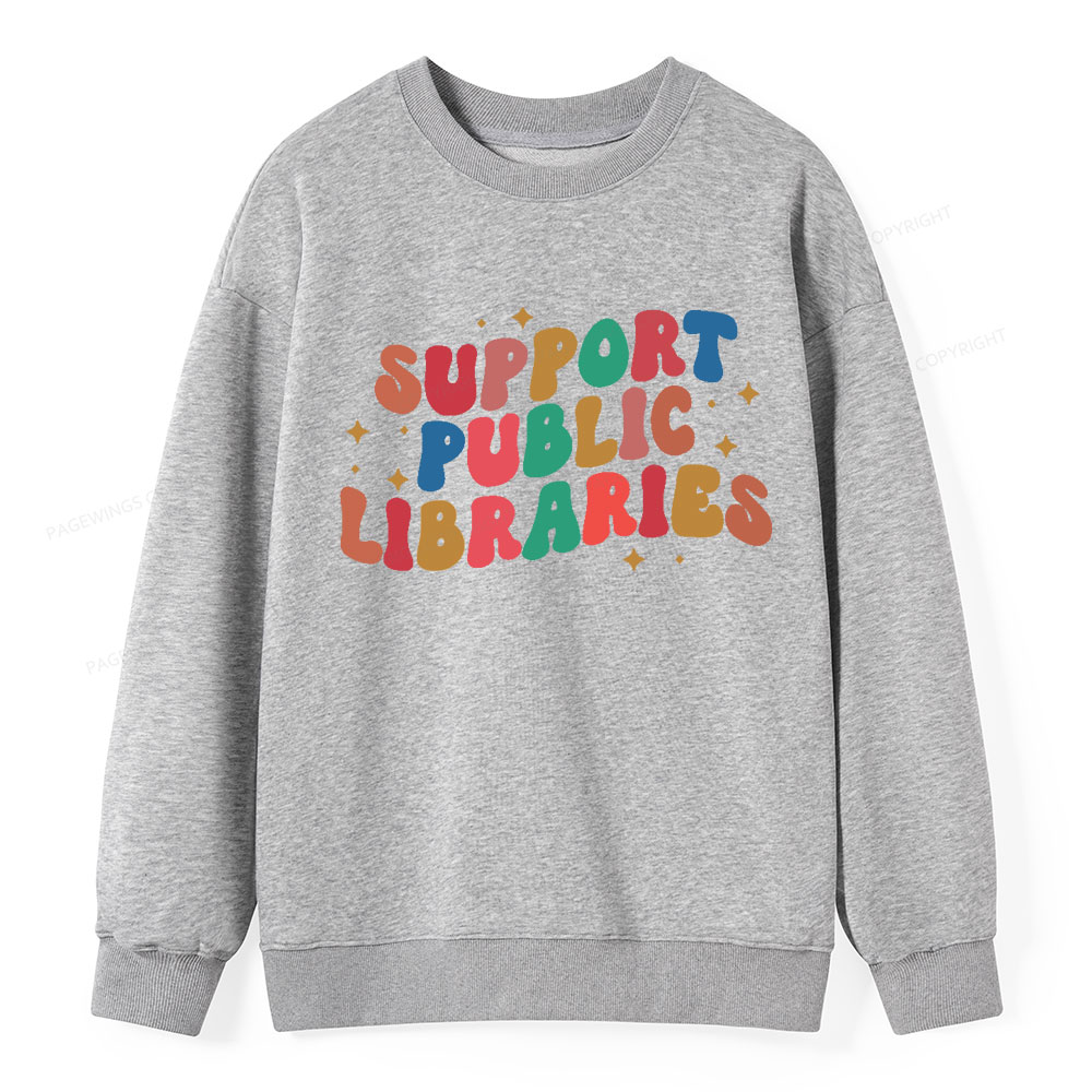 Pagewings Public Library Unisex Classic Sweatshirt