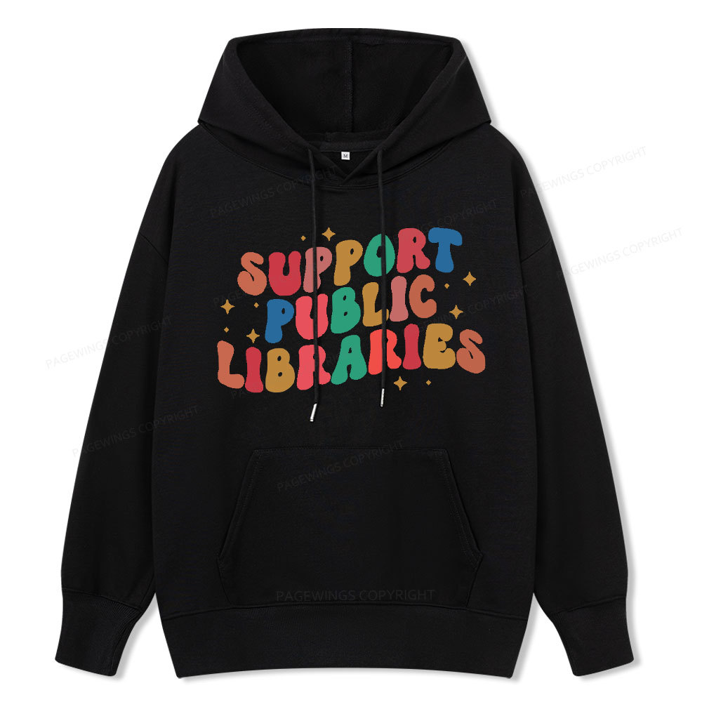Pagewings Public Library Unisex Classic Hoodie