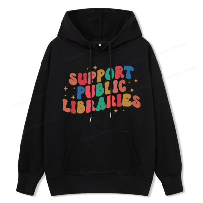 Pagewings Public Library Unisex Classic Hoodie