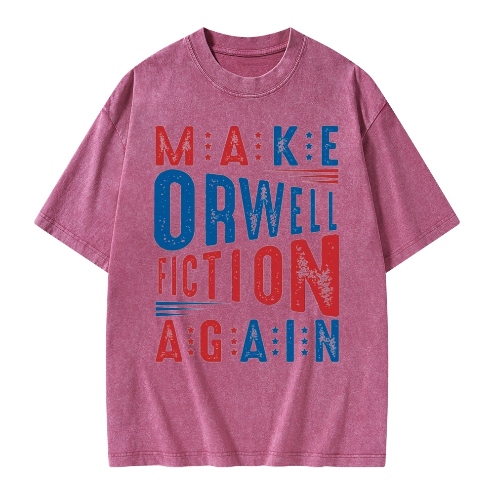 Pagewings 1984 Book Unisex Washed T-shirt