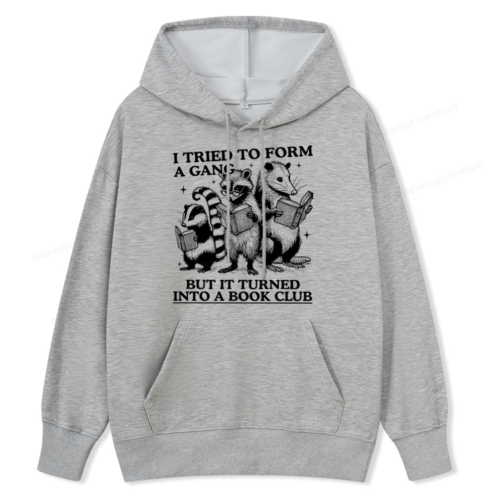 Pagewings A Gang Turn Into A Book Club Unisex Classic Hoodie