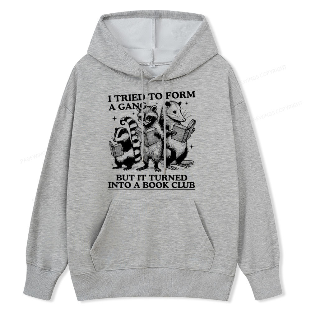 Pagewings A Gang Turn Into A Book Club Unisex Classic Hoodie