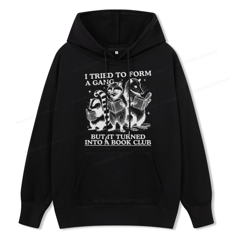 Pagewings A Gang Turn Into A Book Club Unisex Classic Hoodie