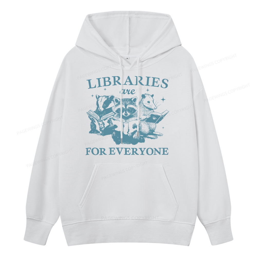 Pagewings Libraries Are For Everyone Unisex Classic Hoodie