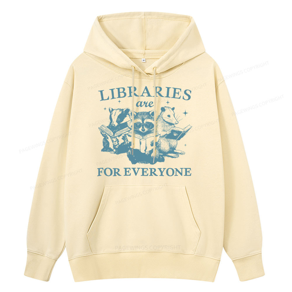Pagewings Libraries Are For Everyone Unisex Classic Hoodie