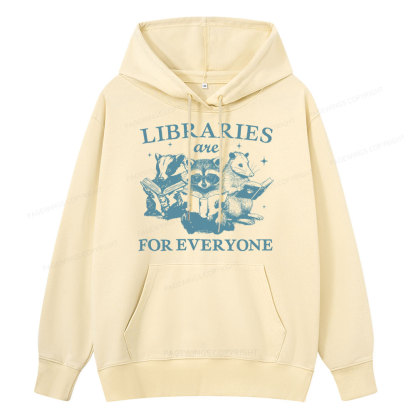 Pagewings Libraries Are For Everyone Unisex Classic Hoodie