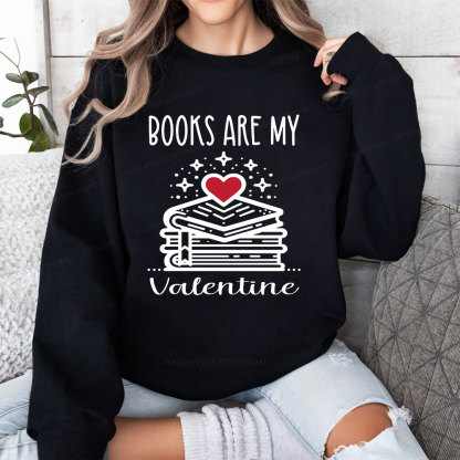 Pagewings Books are My Valentine Unisex Classic Sweatshirt