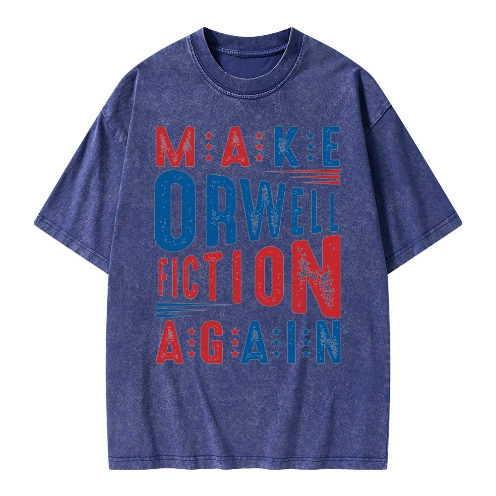 Pagewings 1984 Book Unisex Washed T-shirt